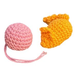 Handmade Crochet Cat Toy Bundle